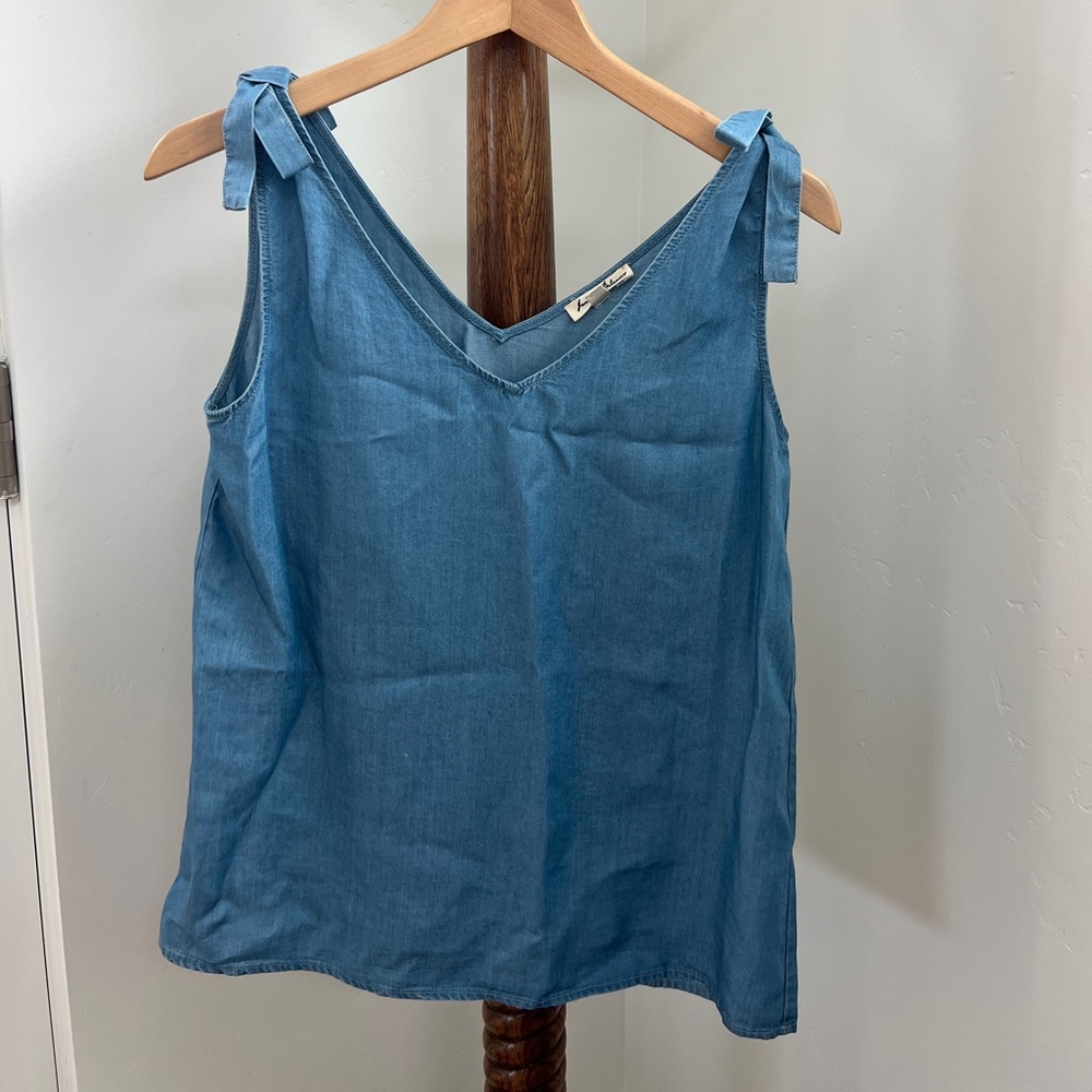 Jane and Delancey Jean Tie Tank Top